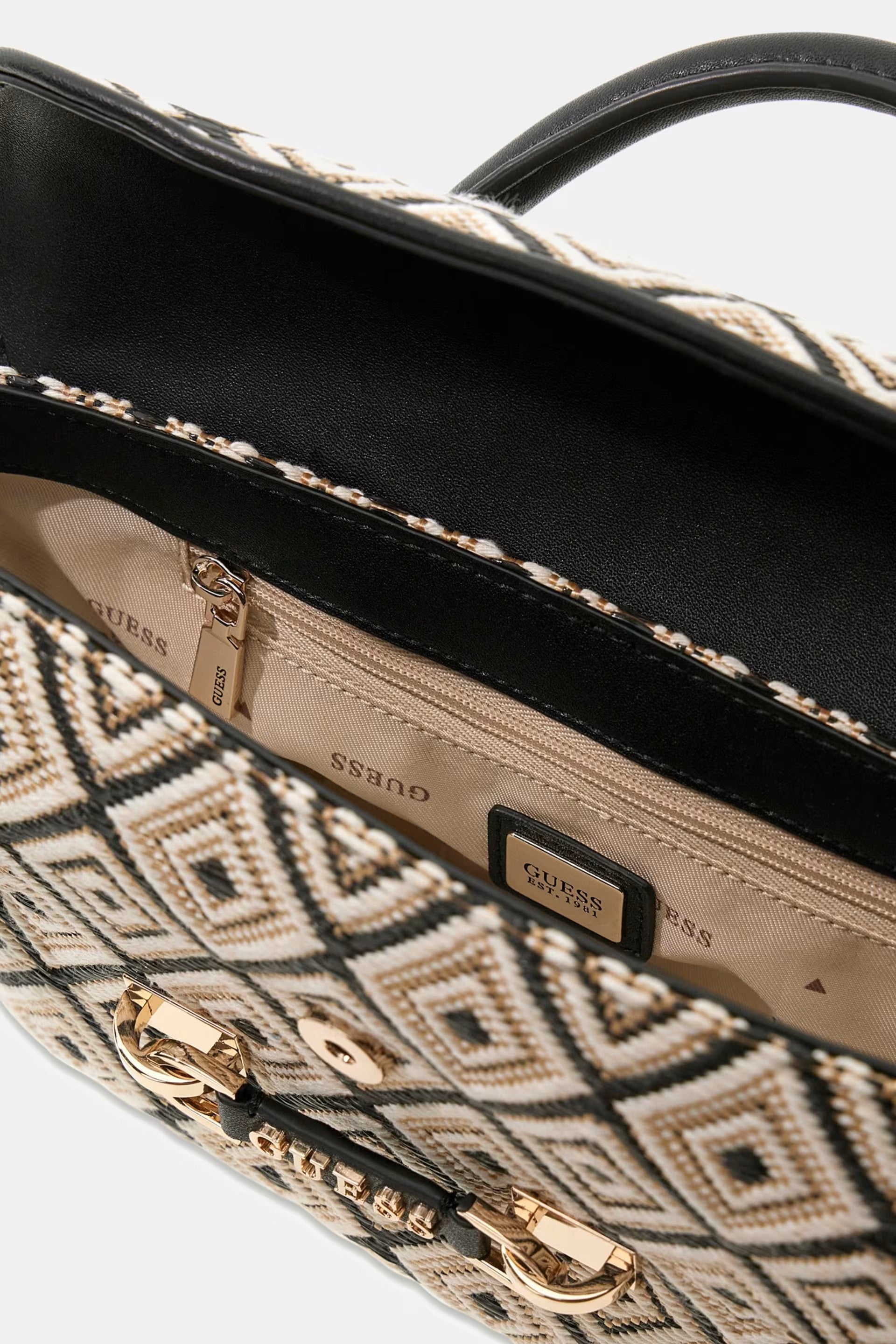 Borsa a mano Sophia in misto cotone Guess