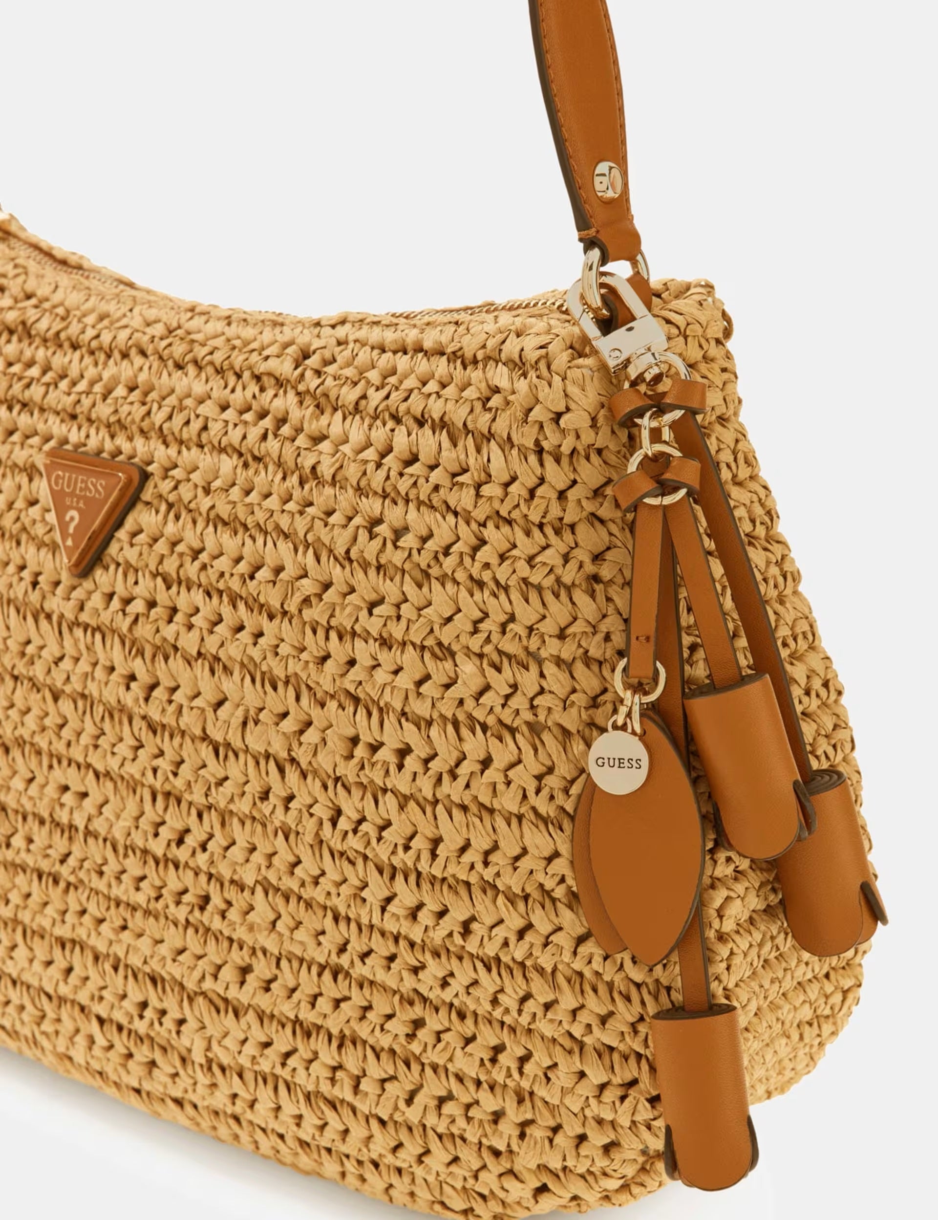 Borsa a spalla Ofelia in paglia Guess - MYLILLY