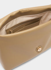 Liu Jo LaPuffy shoulder bag for women in soft pastel color, featuring a sleek design with a shoulder strap and stylish details.