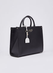 Liu Jo Ridhi women's hand bag in elegant leather, featuring a structured design and top handle for stylish accessory use.