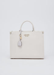 Liu Jo Ridhi women's handbag with structured design, top handles, and elegant material, ideal for stylish accessory.