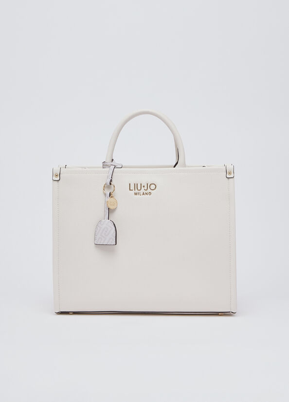 Liu Jo Ridhi women's handbag with structured design, top handles, and elegant material, ideal for stylish accessory.