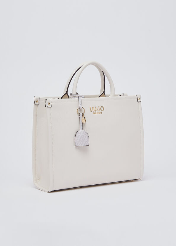 Liu Jo Ridhi women's hand bag, stylish black leather accessory with top handle and subtle branding, perfect for everyday use.