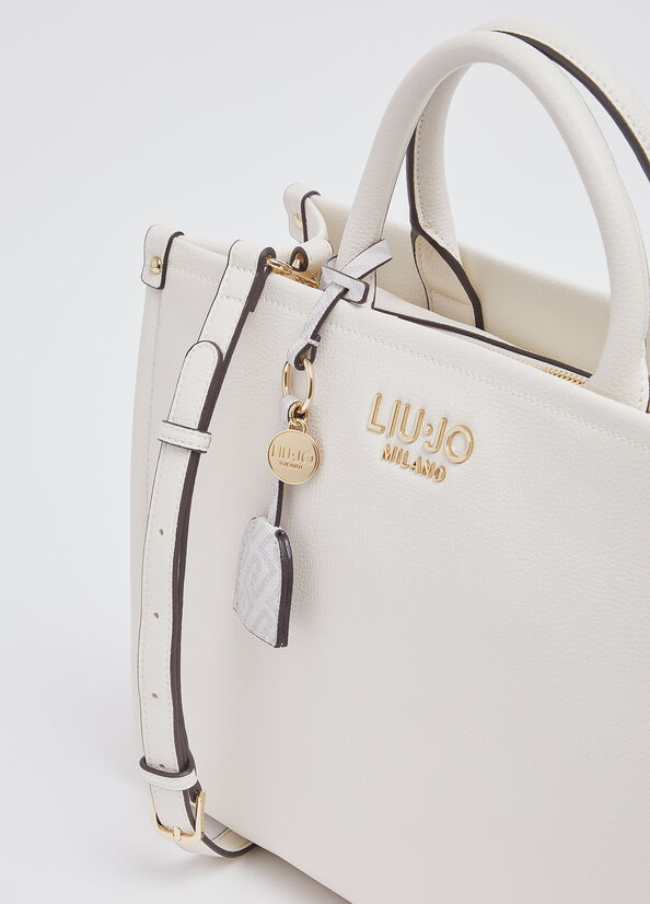 Liu Jo Ridhi women's handbag, stylish accessory in soft leather with top handles and subtle branding, perfect for elegant outfits.