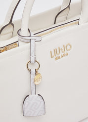 Liu Jo Ridhi women's hand bag with structured design, top handle, and stylish details perfect for elegant accessories.