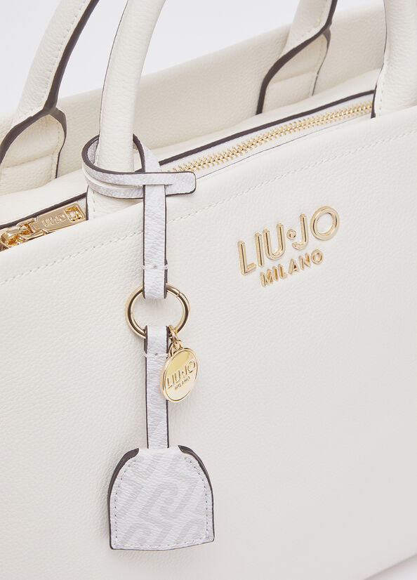 Liu Jo Ridhi women's hand bag with structured design, top handle, and stylish details perfect for elegant accessories.