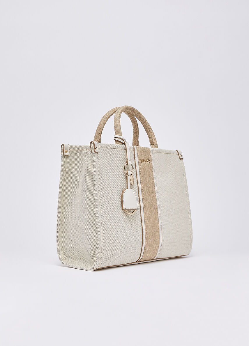 Liu Jo women's handbag with structured design, top handles, and elegant details, perfect as a stylish accessory for women.