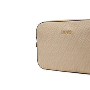 Liu Jo Crossover Manhattan mini bag for women, stylish black leather with gold accents, ideal for casual and evening wear.
