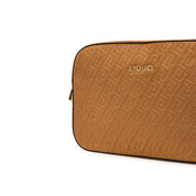 Liu Jo Crossover Manhattan mini bag for women, stylish crossbody purse in black with silver hardware and adjustable strap.