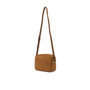 Liu Jo Crossover Manhattan mini handbag for women, stylish black leather bag with gold accents and adjustable strap.