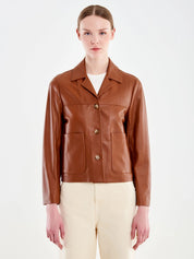 Giacca Corta in Pelle Vicolo - MYLILLY