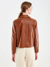 Giacca Corta in Pelle Vicolo - MYLILLY