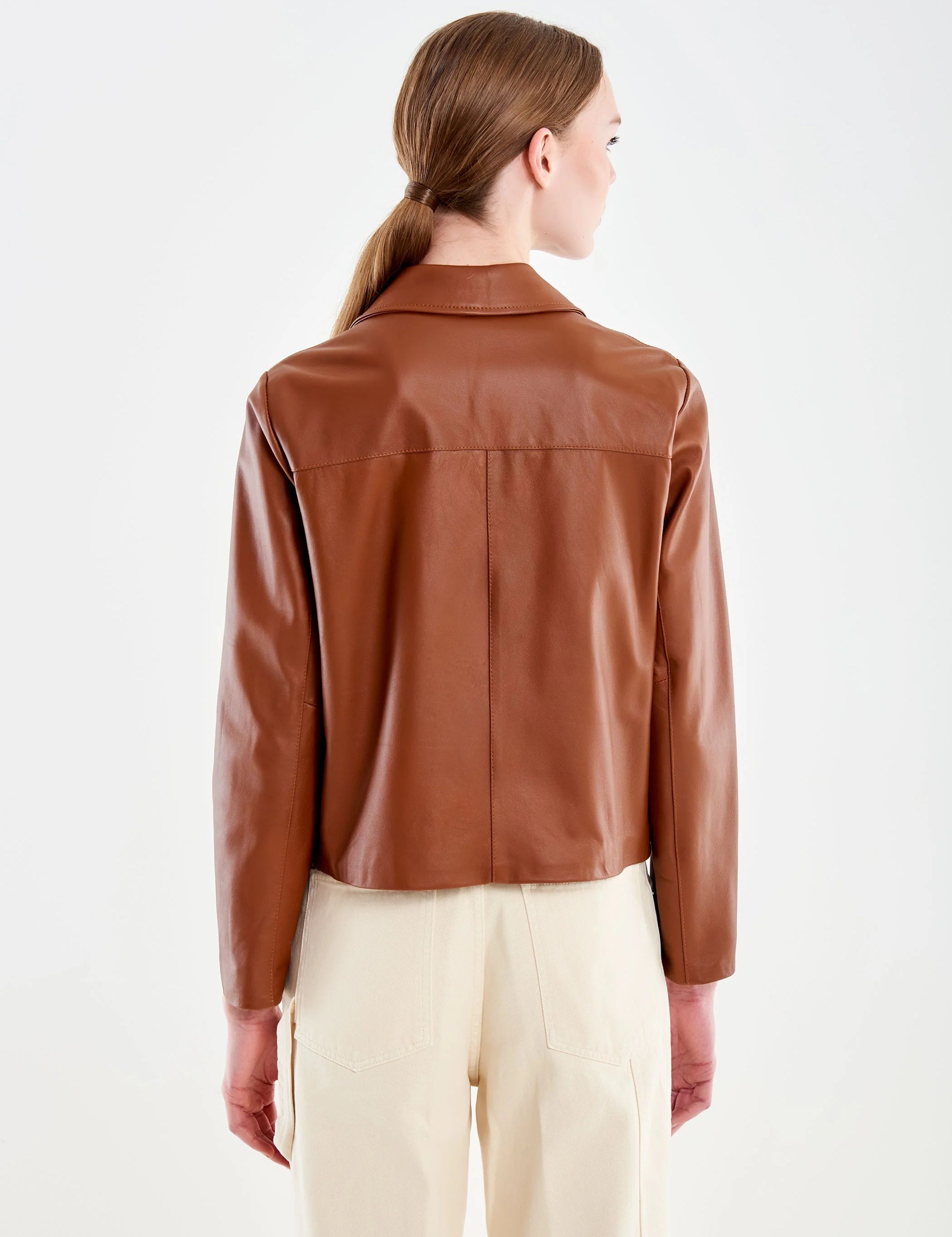 Giacca Corta in Pelle Vicolo - MYLILLY