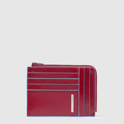 Piquadro Blue Square Card Holder