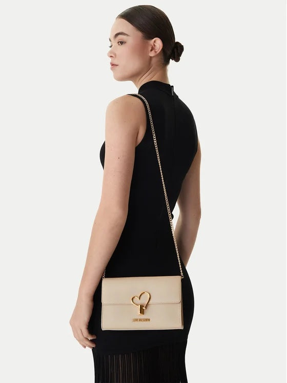 Crossover Heart Turnlock Love Moschino
