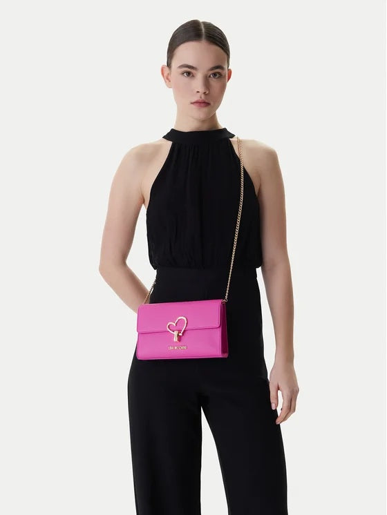 Crossover Heart Turnlock Love Moschino