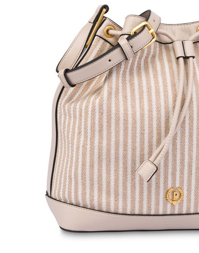 Bucket Bag Plume Canvas Pollini