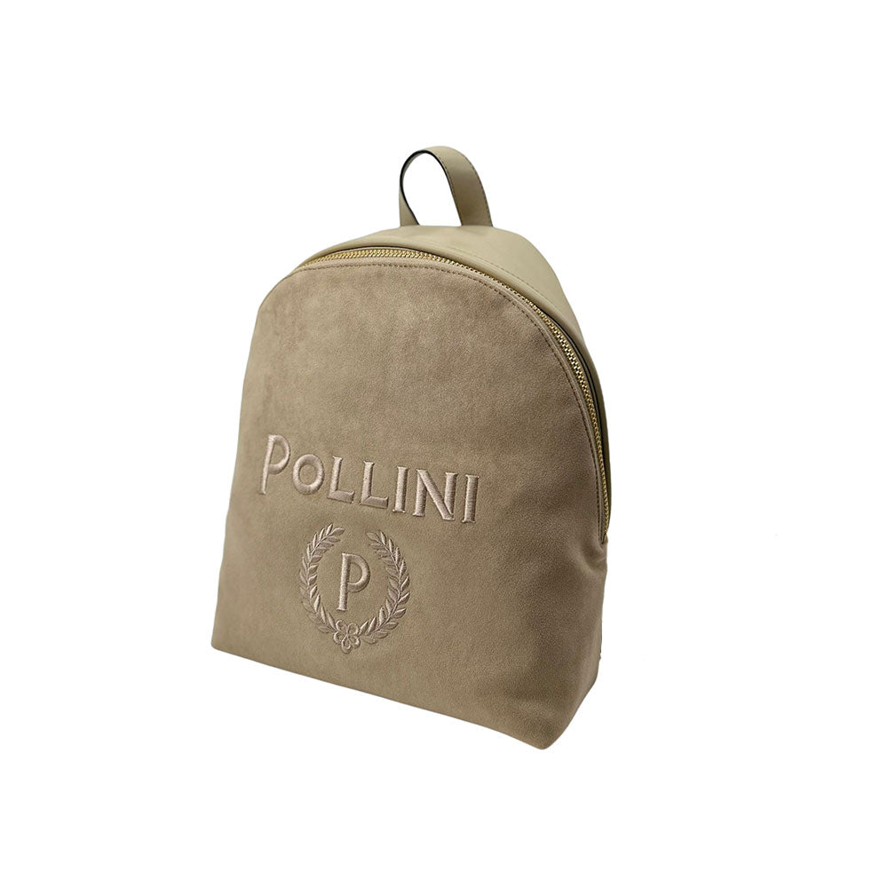 Pollini suede backpack