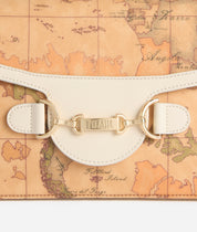 Alviero Martini 1ª Classe Resort Bag Geo Classic shoulder bag with signature print, stylish accessory for women.