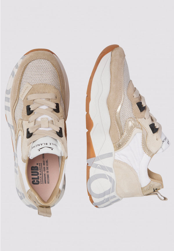 Club105 Sneakers Voile Blanche