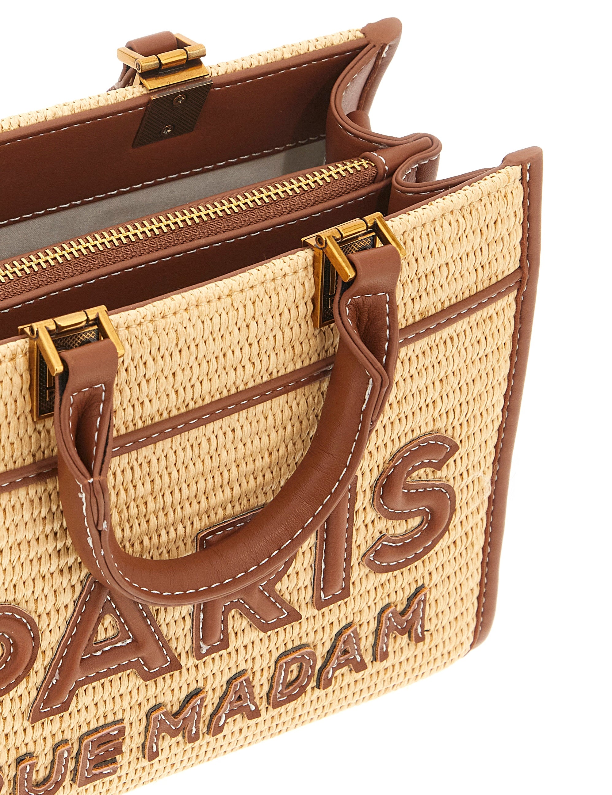 Borsa Iconique Mini Tote Straw Rue Madam - MYLILLY