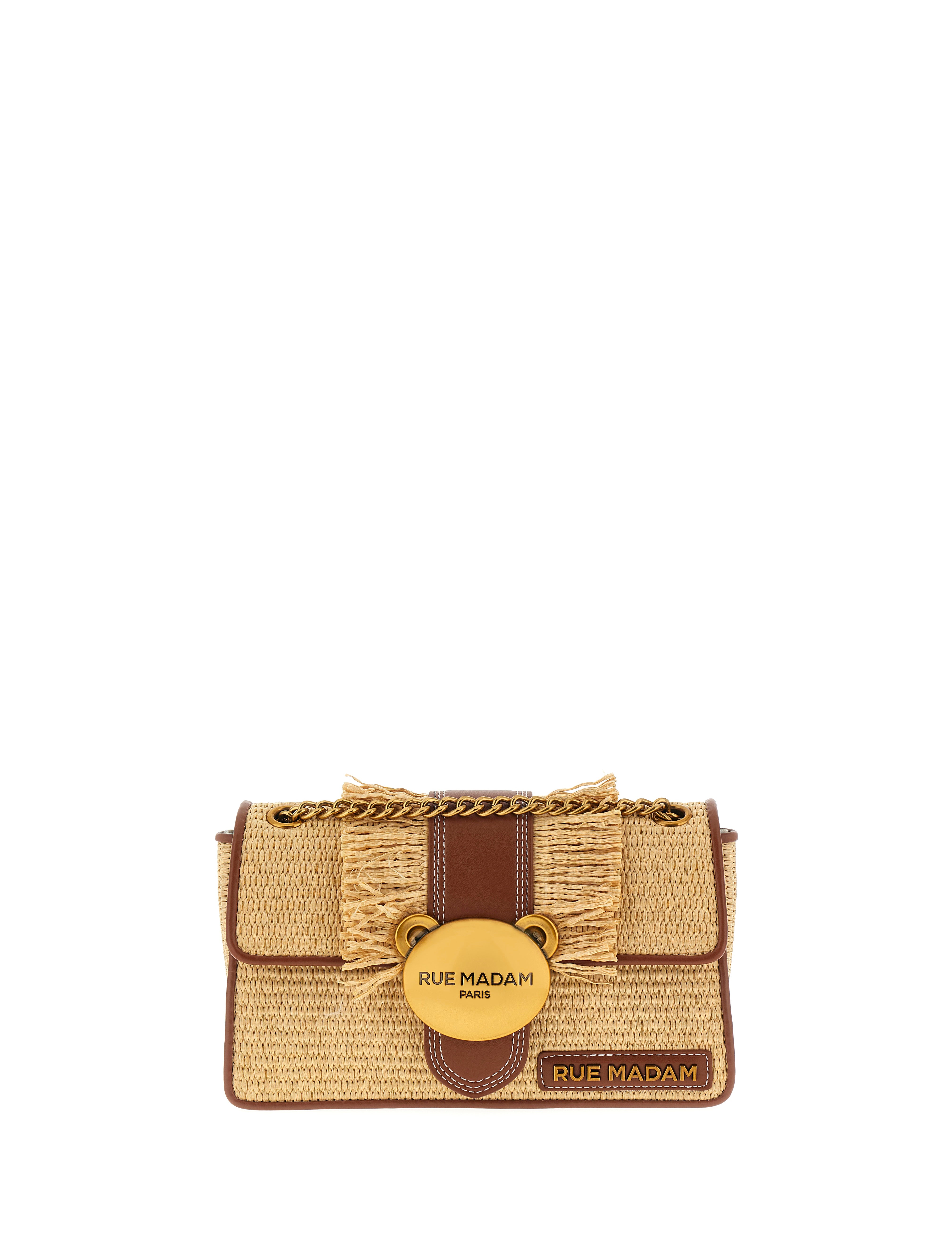 Borsa Teddy It Bag Straw Fringes Rue Madam - MYLILLY
