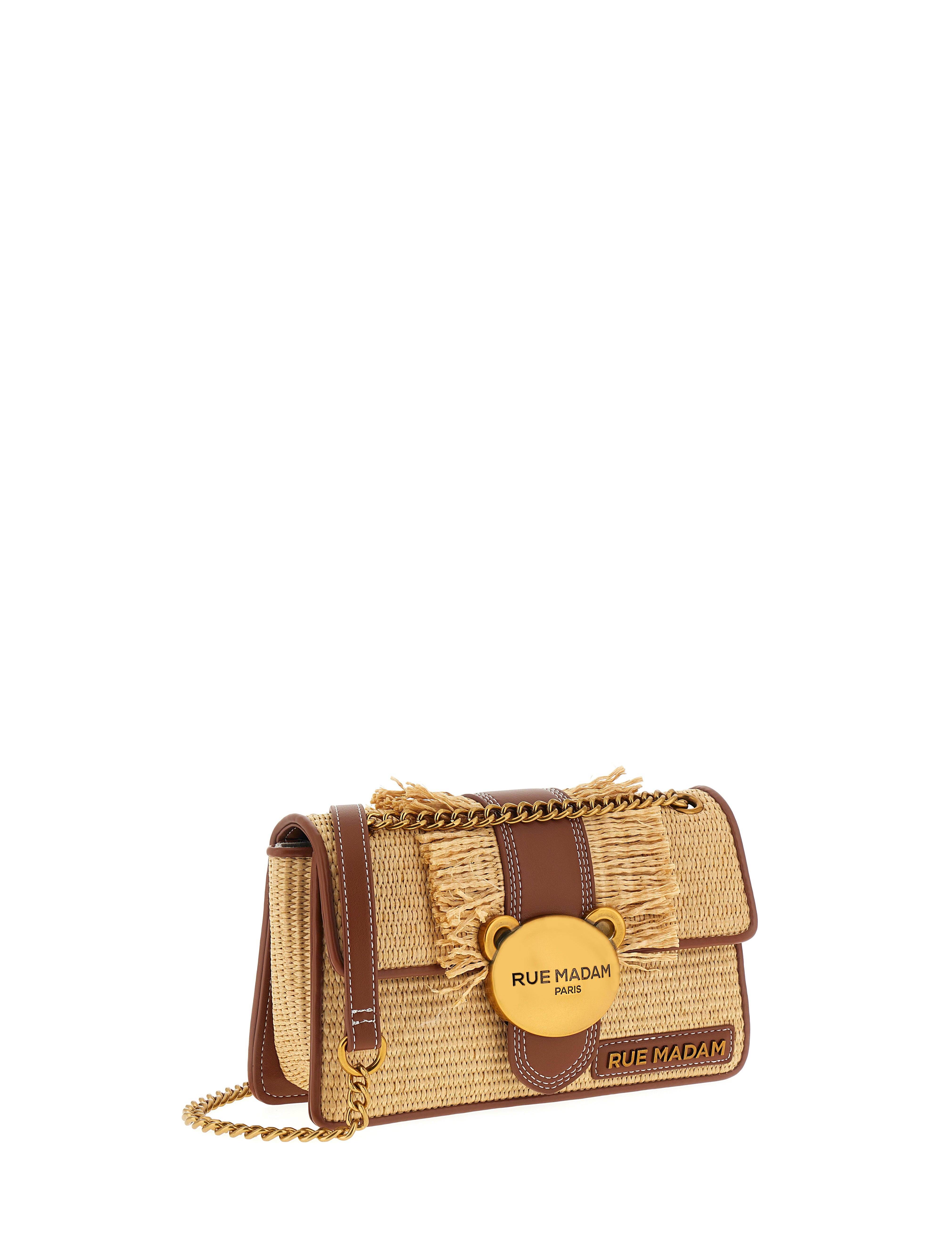 Borsa Teddy It Bag Straw Fringes Rue Madam - MYLILLY