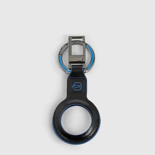 Portachiavi con CONNEQU 4.0 Blue Square in pelle Piquadro