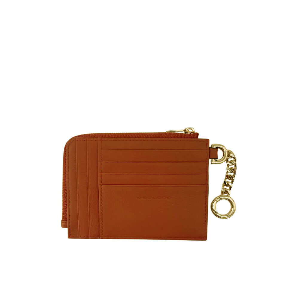 Porta carte credito con portachiavi Circle in pelle Piquadro - MYLILLY