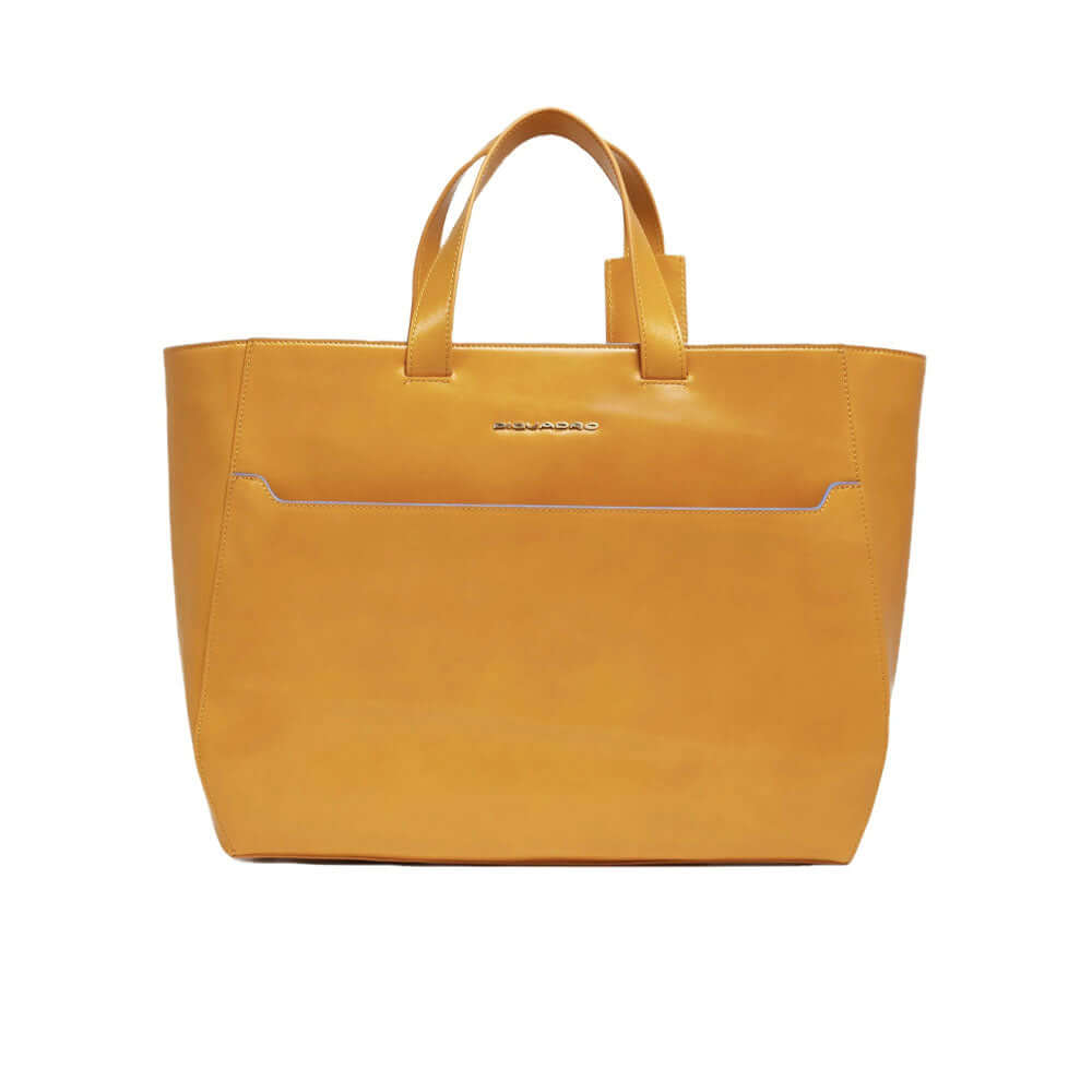 Shopping Bag for Laptop 15.6`` Blue Square Piquadro