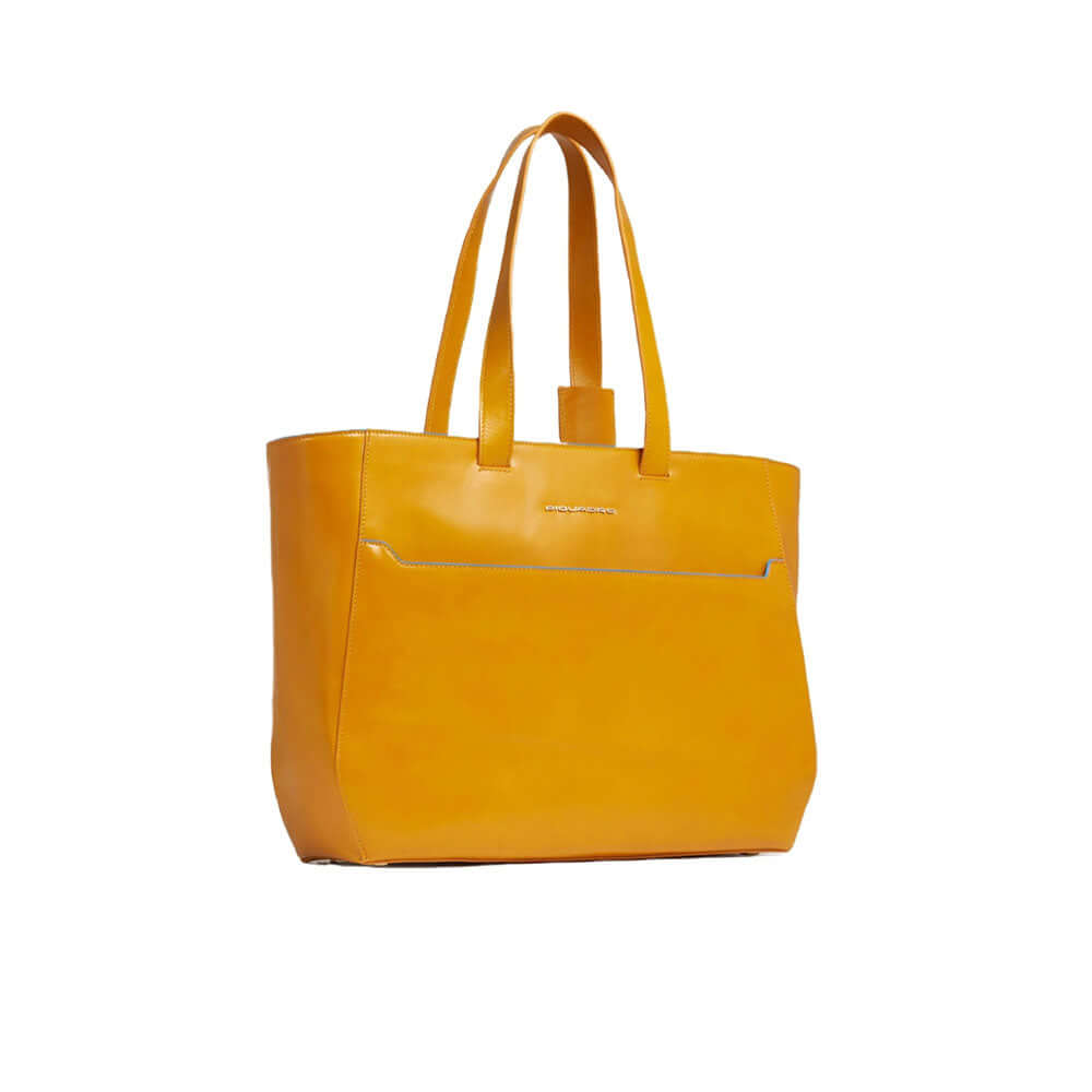 Shopping Bag for Laptop 15.6`` Blue Square Piquadro