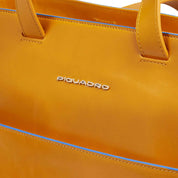 Shopping Bag for Laptop 15.6`` Blue Square Piquadro