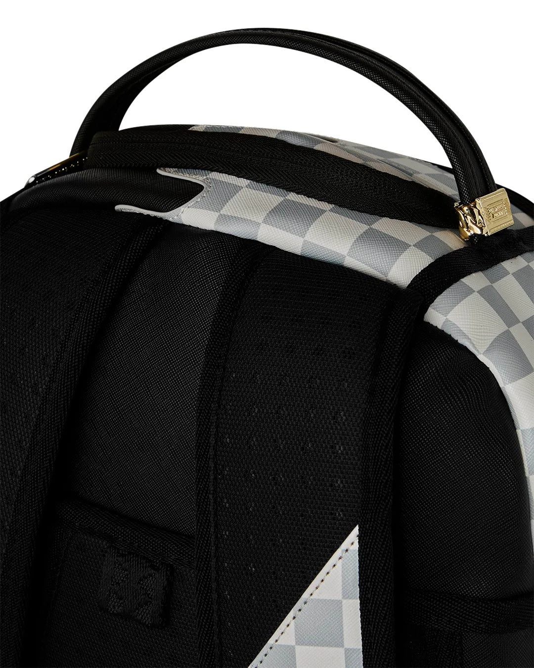 Cream Check Unfinished Shark Dlxsv Backpack Sprayground