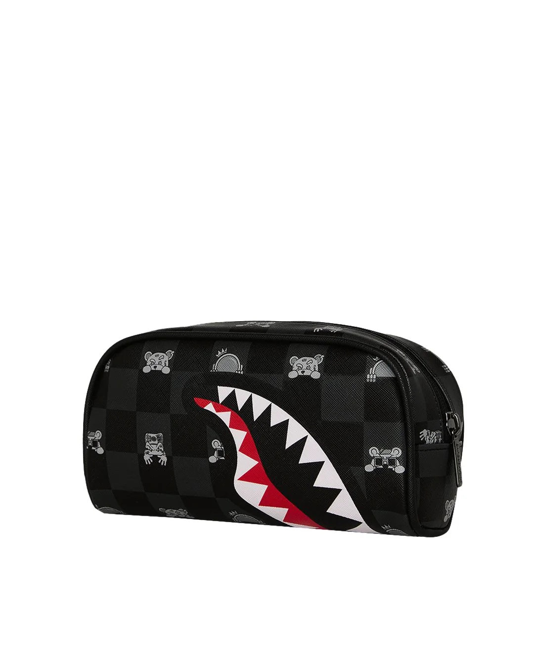 Gray Peeking Character Check Pencil Pouch Sprayground - MYLILLY