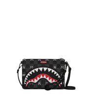 Gray Peeking Character Check Crossbody Pouchette Sprayground - MYLILLY