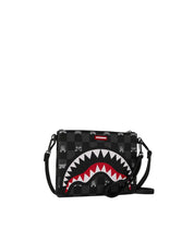 Gray Peeking Character Check Crossbody Pouchette Sprayground - MYLILLY