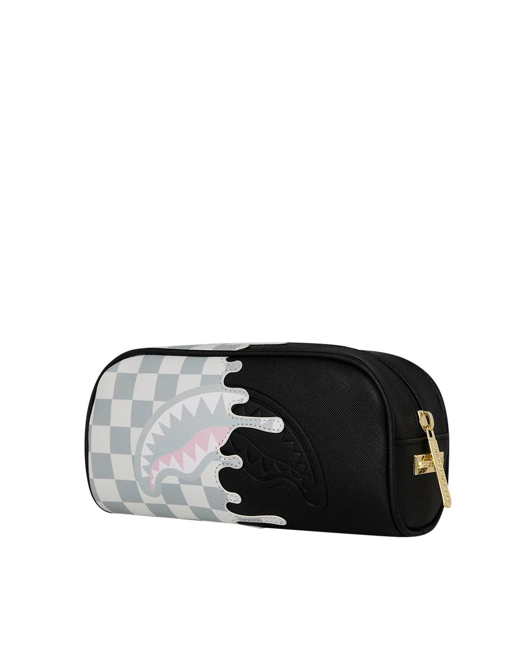 Cream Check Unfinished Shark Pencil Pouch Sprayground - MYLILLY