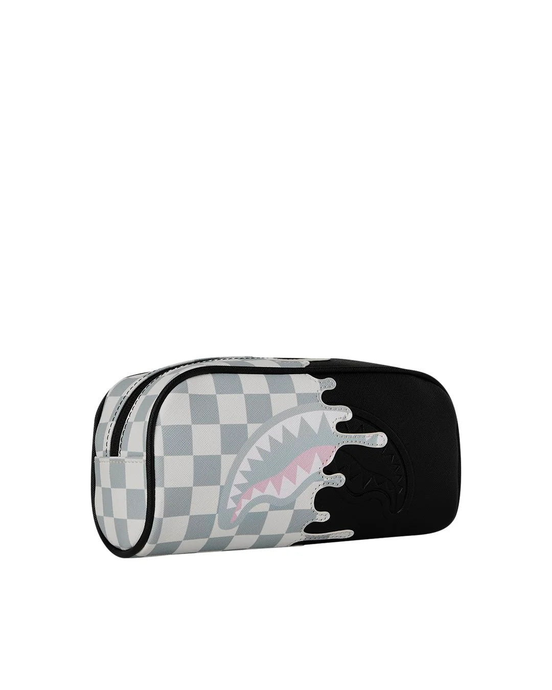 Cream Check Unfinished Shark Pencil Pouch Sprayground - MYLILLY