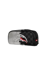 Silver Side Drip Black Check Pencil Pouch Sprayground - MYLILLY