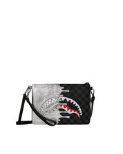 Silver Side Drip Black Check Crossbody Pouchette Sprayground - MYLILLY