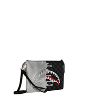 Silver Side Drip Black Check Crossbody Pouchette Sprayground - MYLILLY