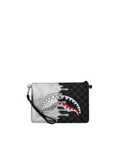 Silver Side Drip Black Check Crossbody Pouchette Sprayground - MYLILLY