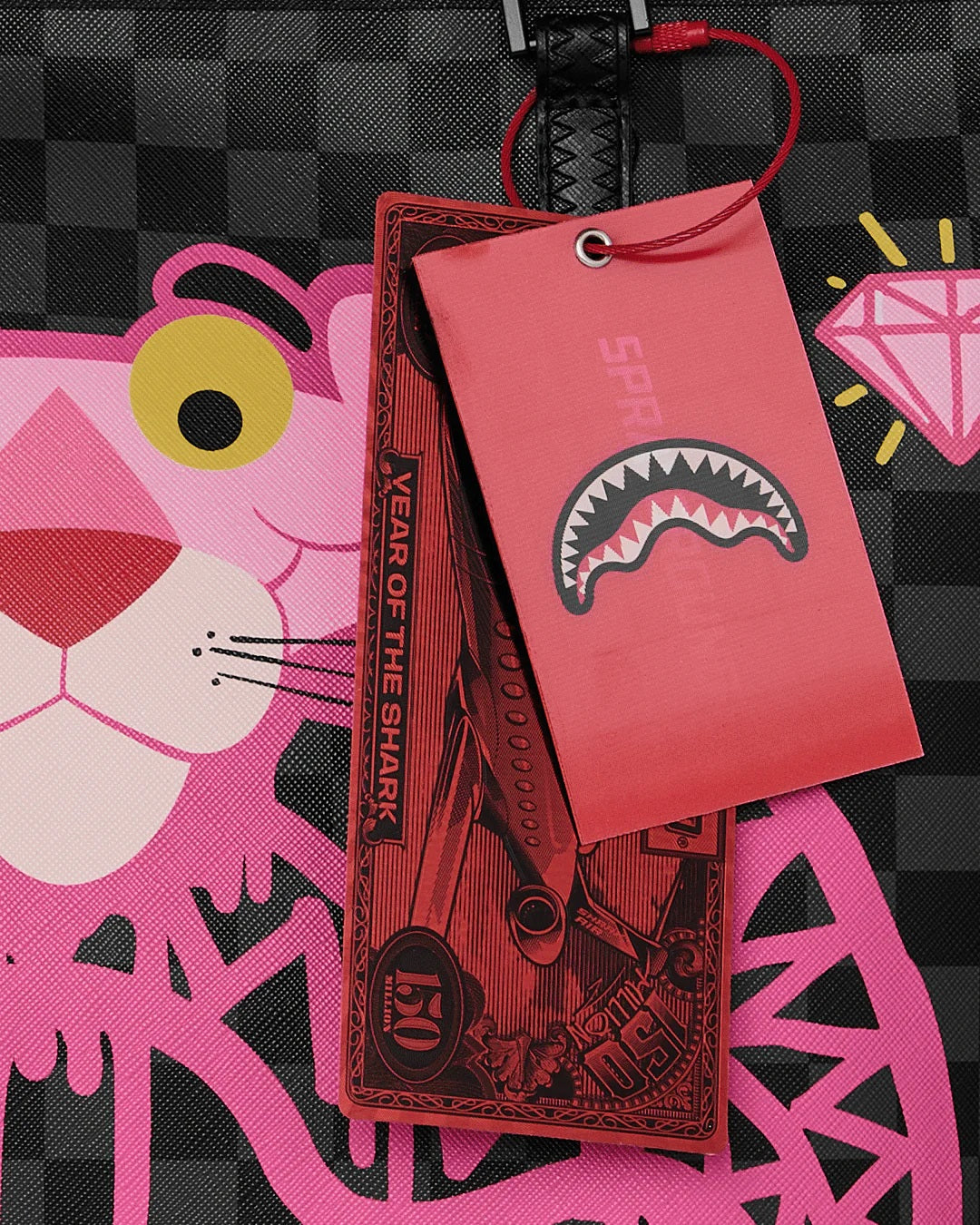 Borsa a spalla Pink Panther Drippy Diamonds Sprayground
