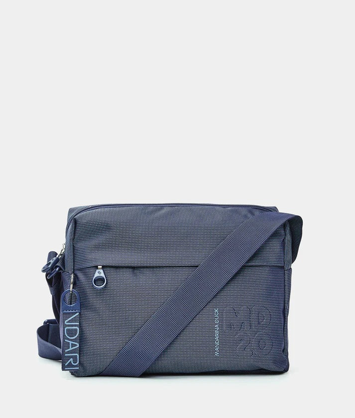 Mandarina Duck MD20 crossover bag for women, stylish shoulder bag in black with adjustable strap, casual accessory for daily use.