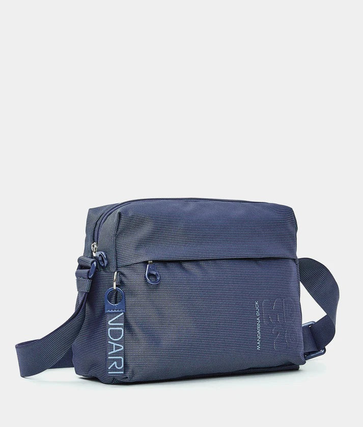 Mandarina Duck Borsa Crossover MD20 donna in pelle con tracolla, spalla, in color marrone con dettaglio elegante