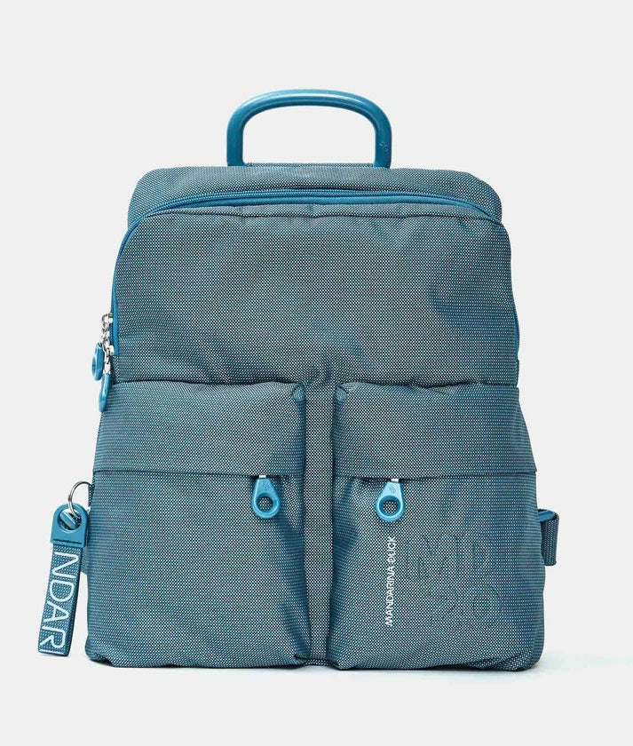 Mandarina Duck Zaino MD20 Mandarina Duck backpack in black with adjustable straps and logo detail, designed for women.