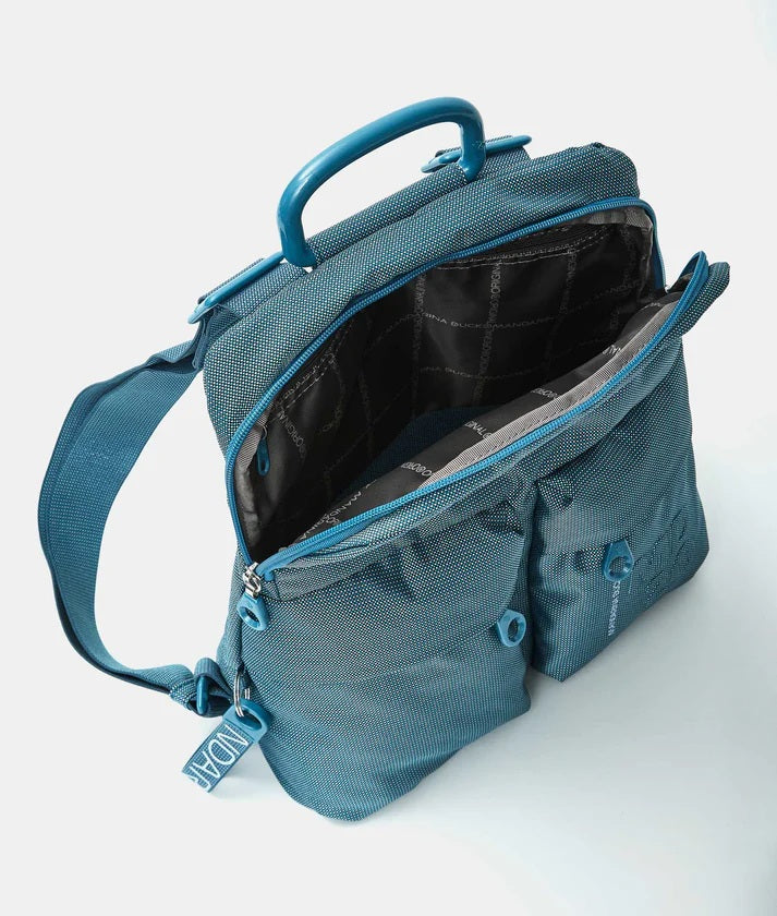 Mandarina Duck Zaino MD20 Mandarina Duck women's backpack with sleek black design and adjustable straps.