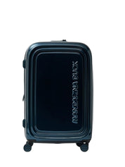 Medium Mandarina Duck Trolley Logoduck metal travel accessory with logo, suitable for unisex luggage and medium-sized travel needs.