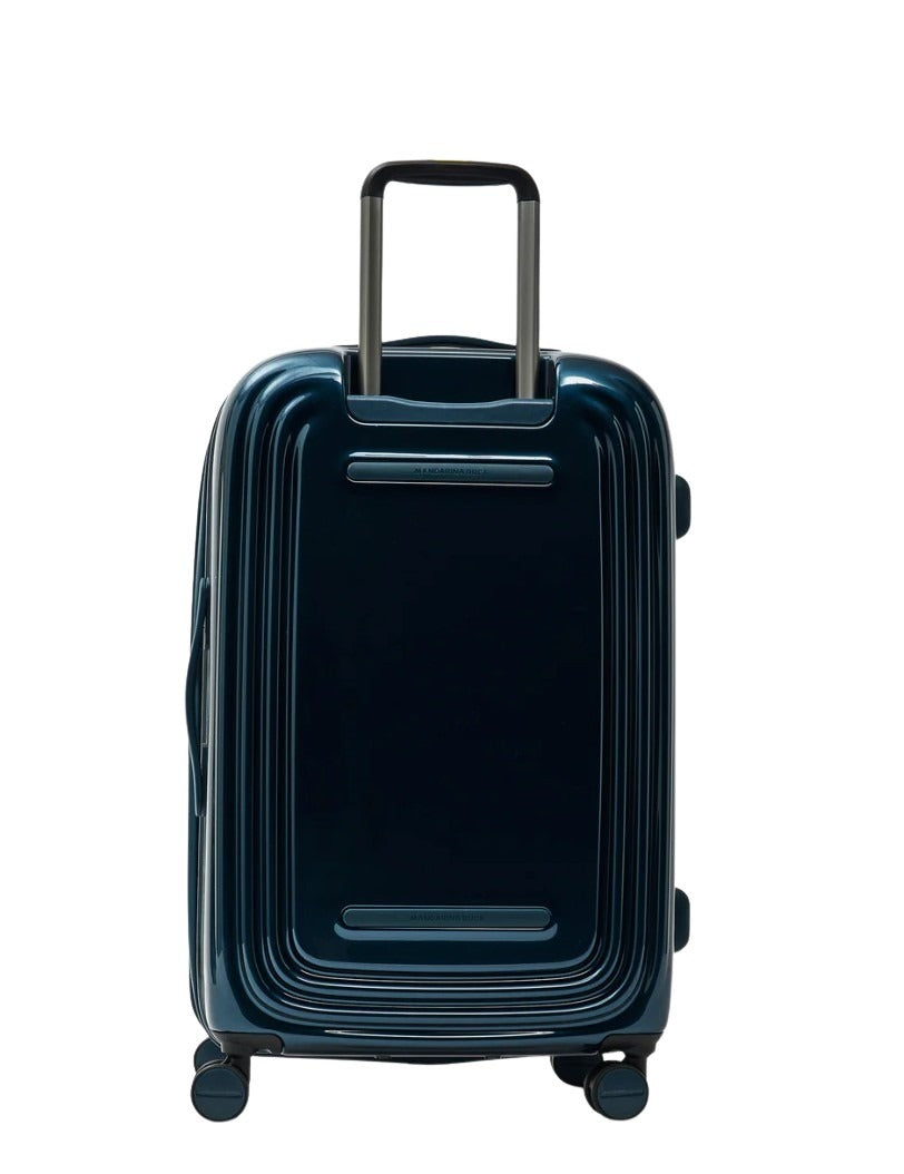 Medium Mandarina Duck trolley logoduck metal unisex travel accessory with durable metal frame and logo branding.