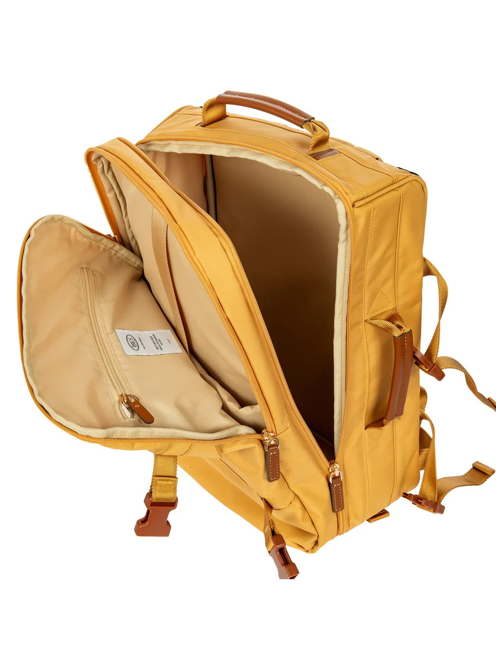 Unisex Bric`s Zaino X-Travel backpack with multiple compartments and padded straps for comfortable carrying.
